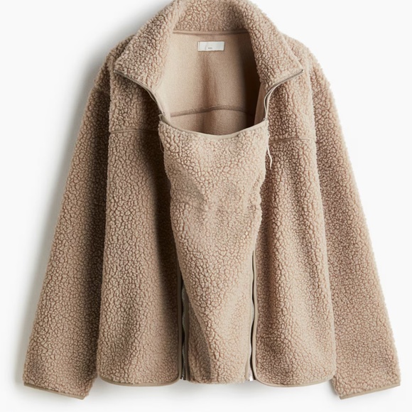HM MAMA BEFORE & AFTER BABYWEARING FLEECE JACKET - Picture 1 of 3